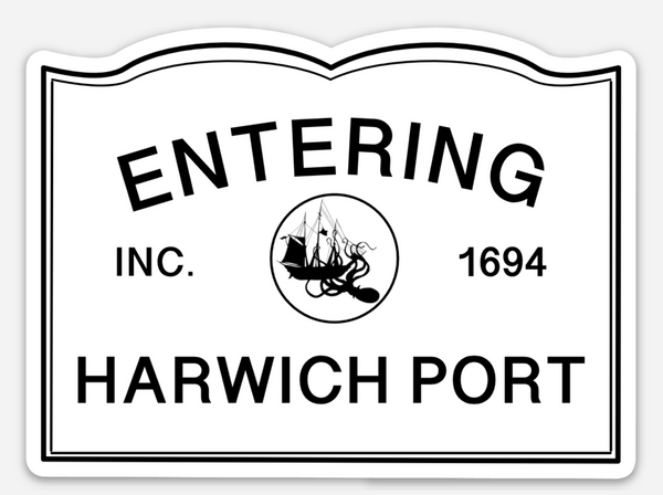 Entering Harwich Port Kraken Sticker