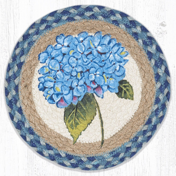 Blue Hydrangea Trivet (10x10")