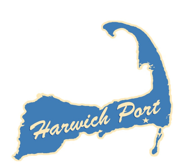 Harwich Port Map Sticker