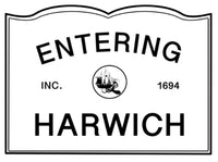 Entering Harwich Kraken Sticker